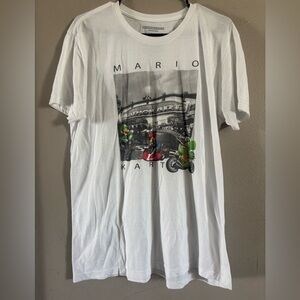Nintendo Mario Kart White Graphic Tee